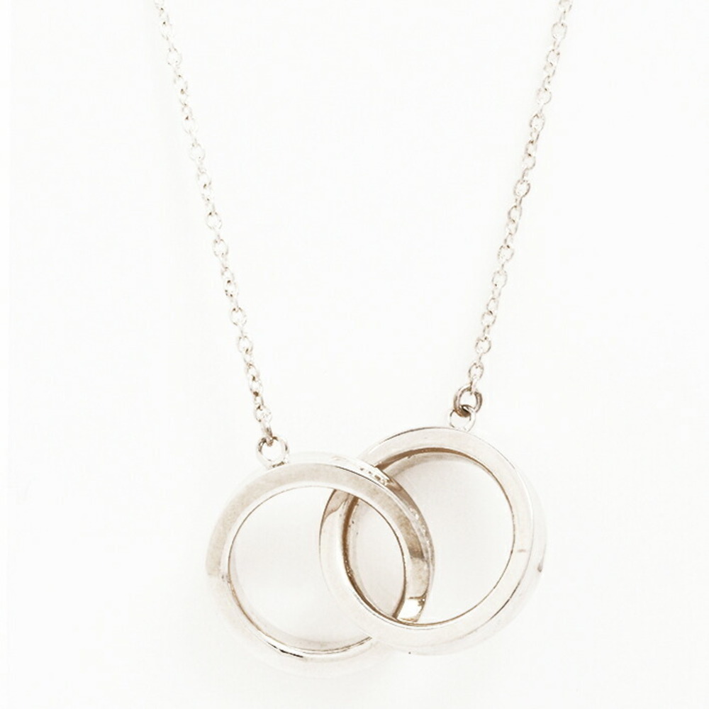 Tiffany Interlocking Circles Silver Pendant